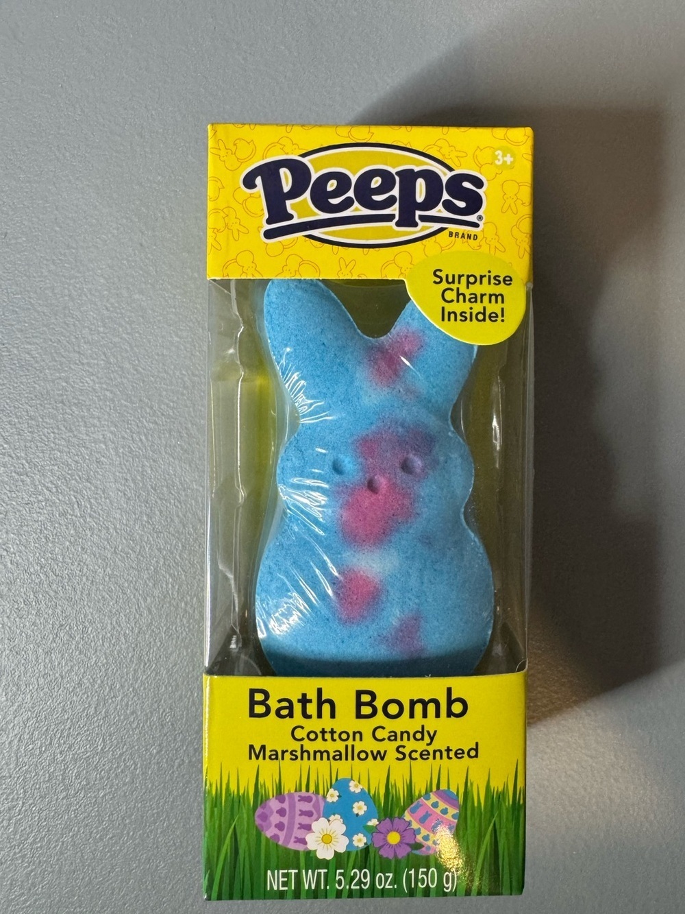 Peeps bunny shaped Cotton Candy Marshmallow Bath Bomb Easter surprise charm